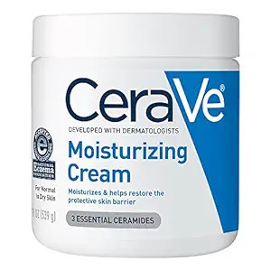 CeraVe Moisturizing Cream | Body and Face Moisturizer for Dry Skin | Body Cream with Hyaluronic A... | Amazon (US)