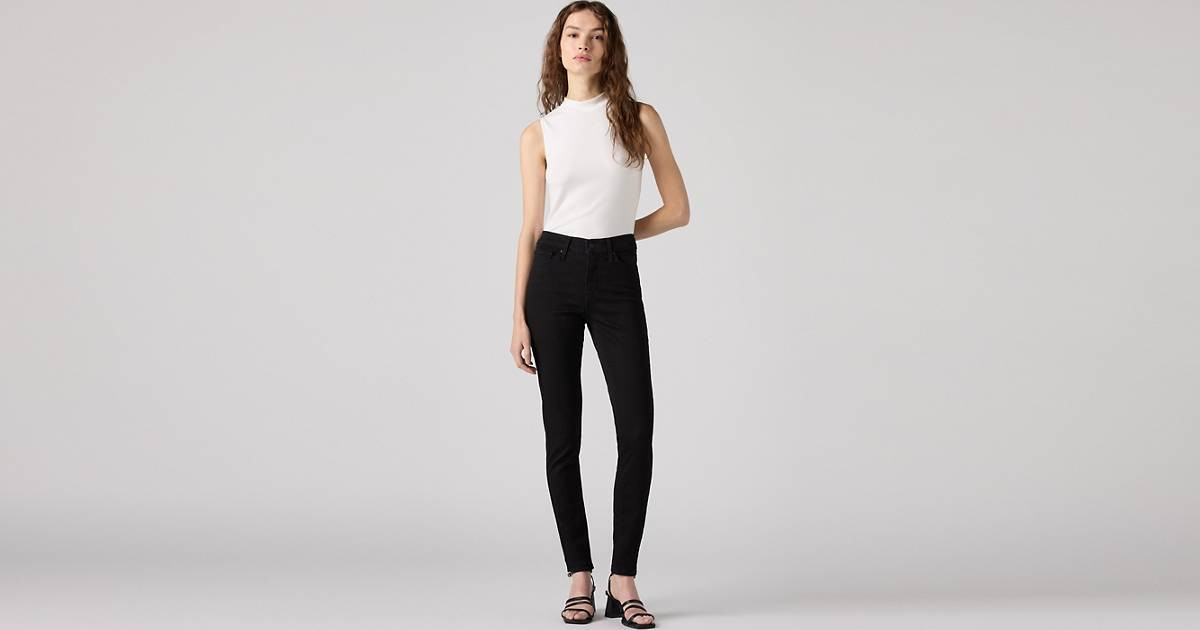 310™ Shaping Super Skinny Jeans - Black | Levi's® GB | Levi's UK
