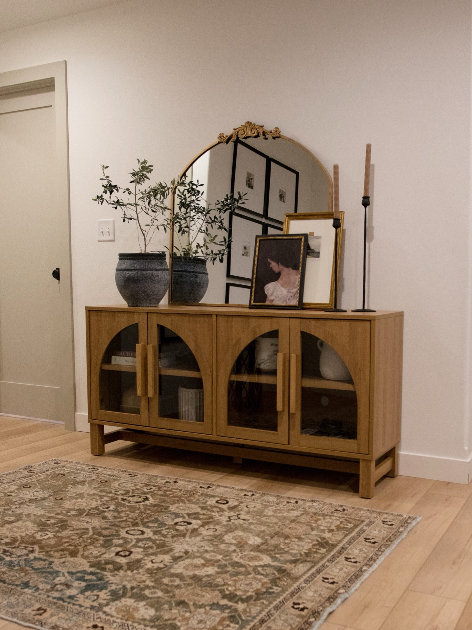 Walmart sideboard under $200 finally back in stock! Available in this warm honey and black color. Great quality!

#LTKStyleTip #LTKHome