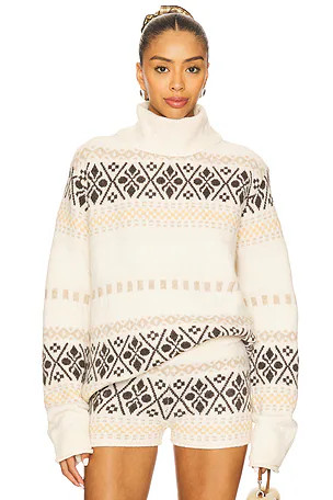 Kelsey Fairisle Sweater in Ivory Multi | Revolve Clothing (Global)
