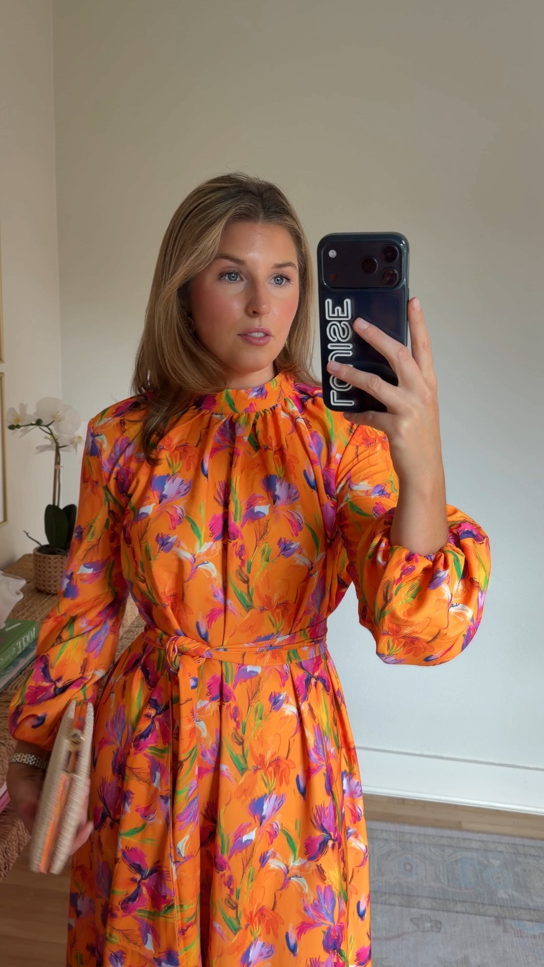 Wedding guest dress option with a sleeve! Wearing a 4