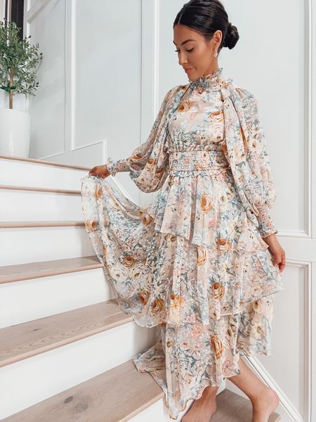 Floral maxi dress, astrid maxi floral print smocked dress, wedding guest dress, spring dresses 2024, dresses for church

#LTKwedding #LTKstyletip #LTKSeasonal