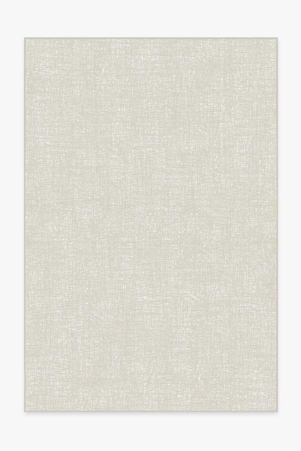 Crosshatch Beige Ivory Rug | Ruggable