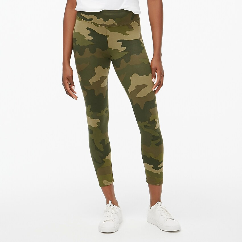 Printed cropped everyday leggings | J.Crew Factory