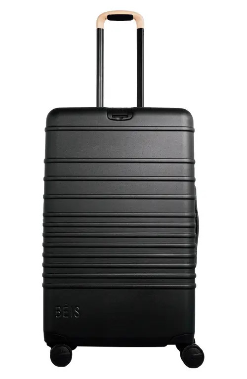 Béis The Large 29-Inch Check-In Roller in Black at Nordstrom | Nordstrom