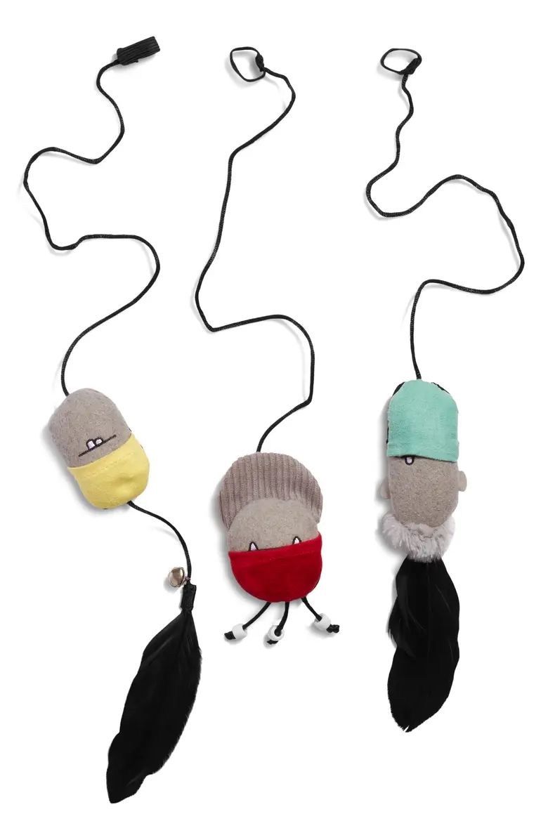 Finger Puppets Set of 3 Cat String Toys | Nordstrom