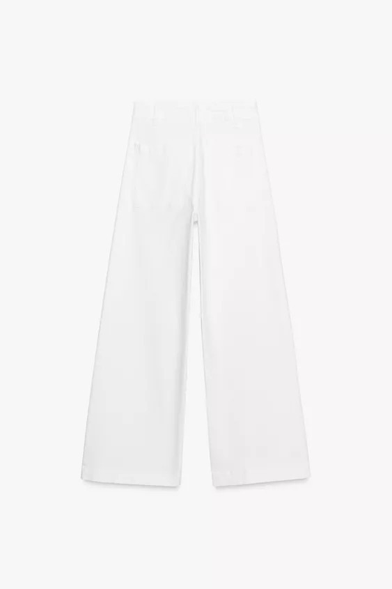 ZW COLLECTION HIGH WAIST WIDE LEG JEANS | Zara US