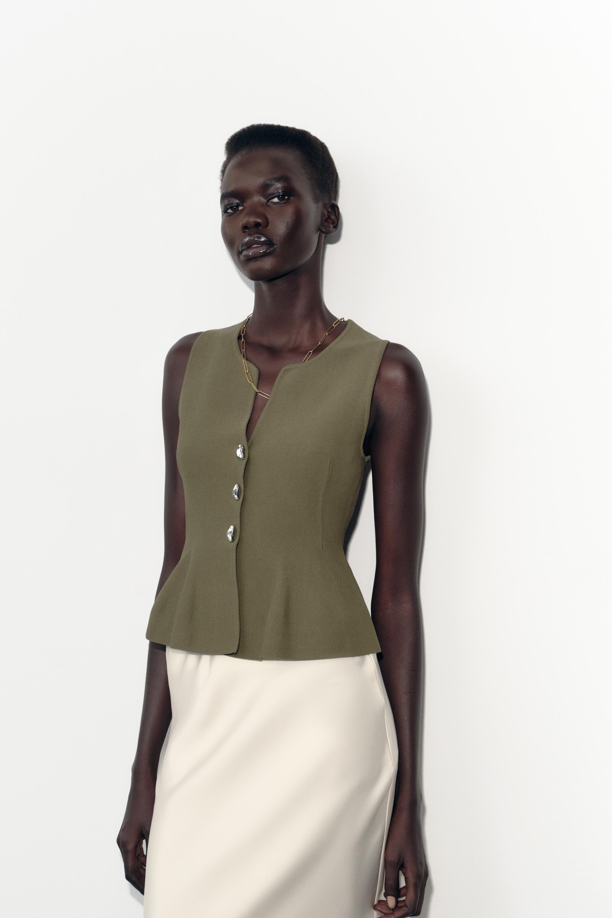 PEPLUM KNIT TOP | Zara US