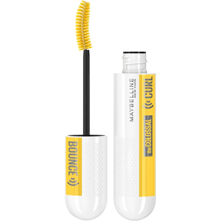 Maybelline Volum Express Colossal Curl Bounce Washable Mascara, Blackest Black | Walmart (US)