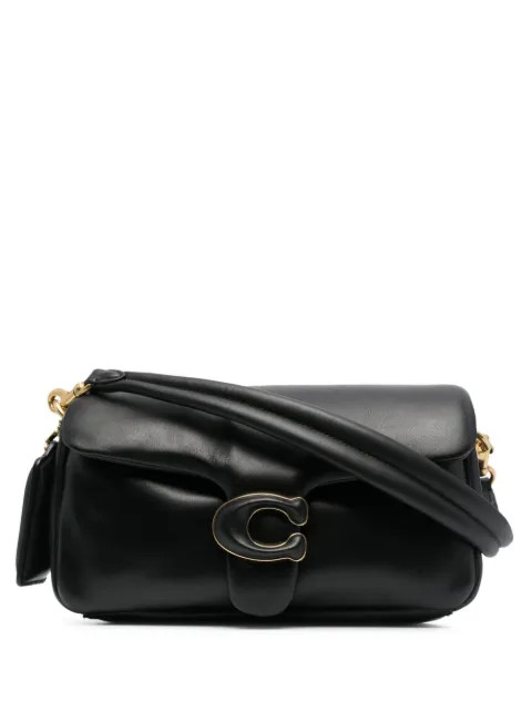 Coach Appliqué Detail Leather Shoulder Bag - Farfetch | Farfetch Global