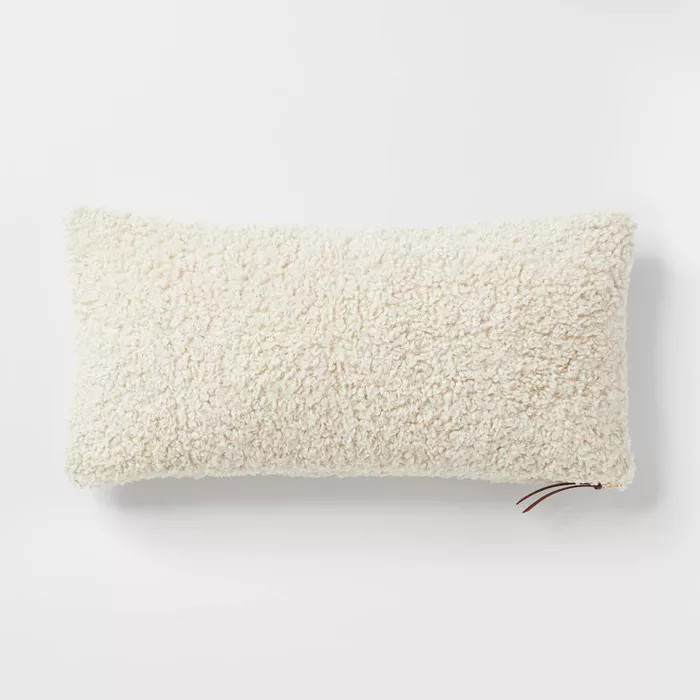 Boucle Throw Pillow with Exposed Zipper – Threshold™ designed with Studio McGee | Target