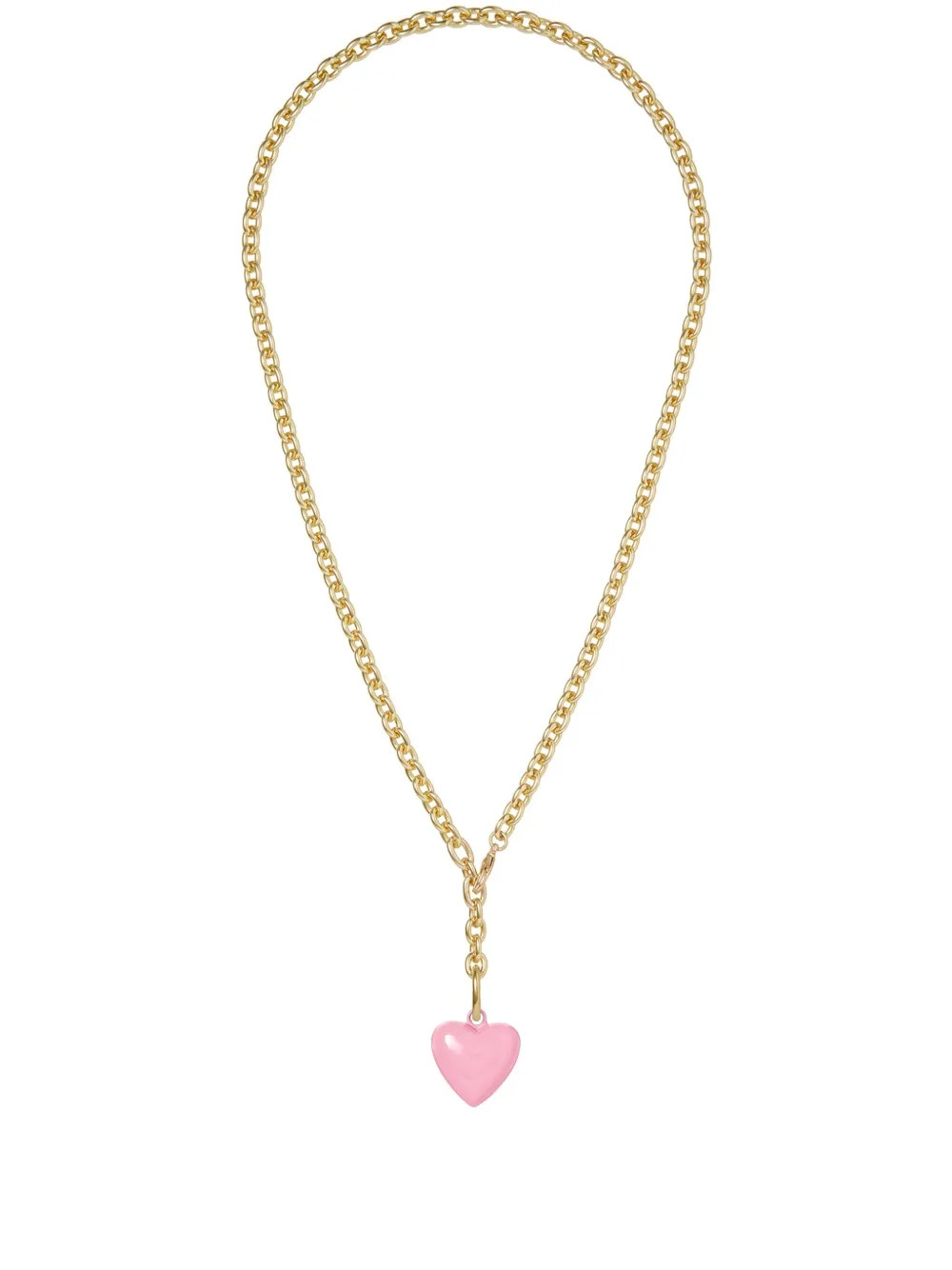 Roxanne Assoulin The Mini Puffy Heart necklace - Gold | Farfetch Global