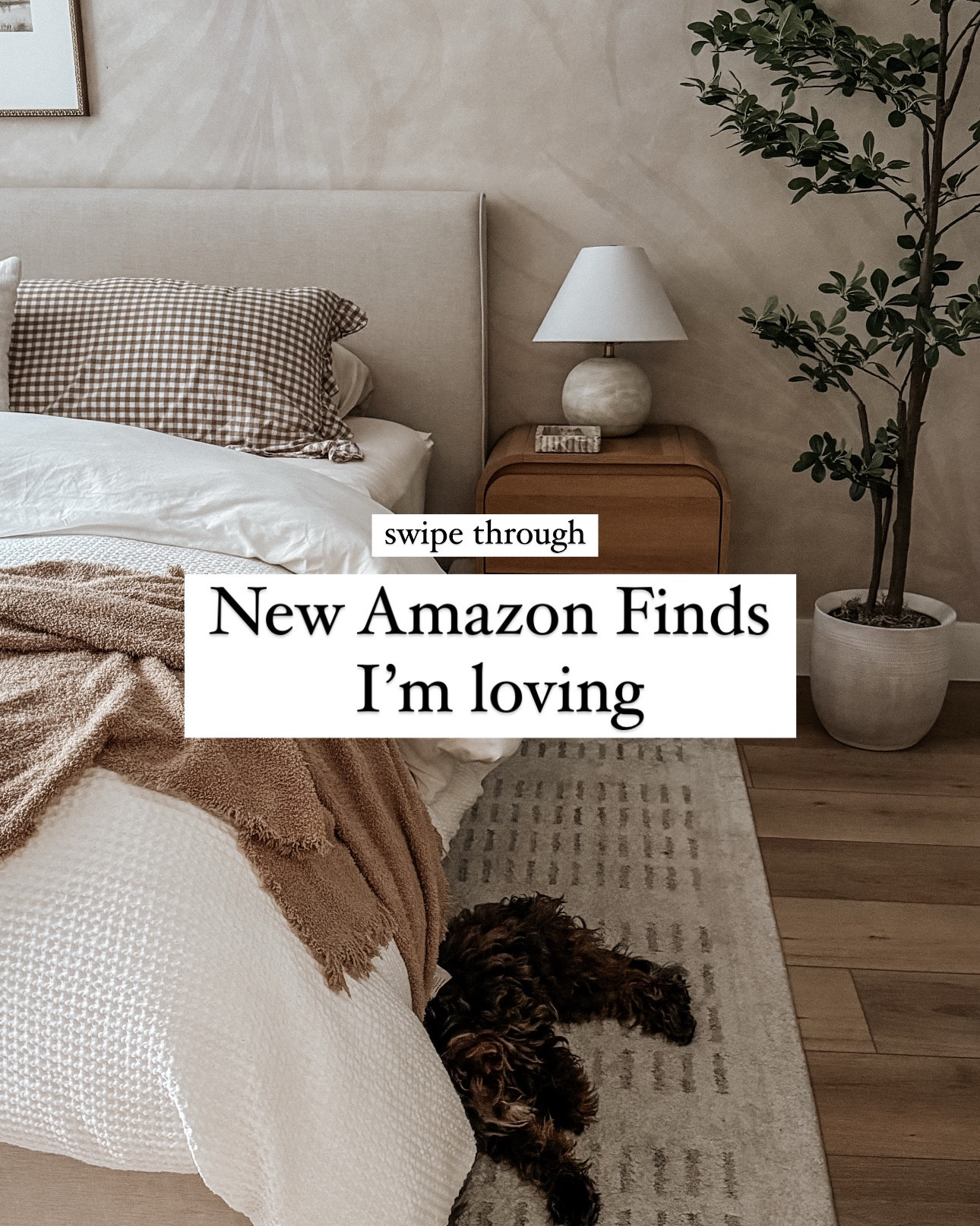 〰️ Recent Amazon Find Roundup 〰️

1) these rattan nightlights are dimmable, aesthetic and turn on and off automatically at dawn/dusk
2) this black olive tree is full, realistic and a great alternative to the traditional faux olive tree
3) the scalloped edge of these collapsable storage bins is so cute! I’m using them to store bags in my closet 
4) loving the brown color of these marble bookends are beautiful and I’m loving these two new home decor coffee table books!
5) this two tier under sink storage has an adjustable top shelf for different height cabinets and the drawers pull out. I have one under my kitchen sink and one in my bathroom. 
6) love the vintage feel of these antique brass candle holders. the quality is 💯 and these LED candles, which aren’t new, are a fav - ambiance with zero stress of an open flame! 
7) this organic vase has such subtle imperfections in the shape that are so beautiful. The finish is a cement vibe and these faux tulips aren’t new but are so realistic and a viral Amazon floral find! 

⁣
#neutralhome #neutraldecor #amazon #amazonfinds #organization

#LTKHome #LTKStyleTip #LTKSaleAlert