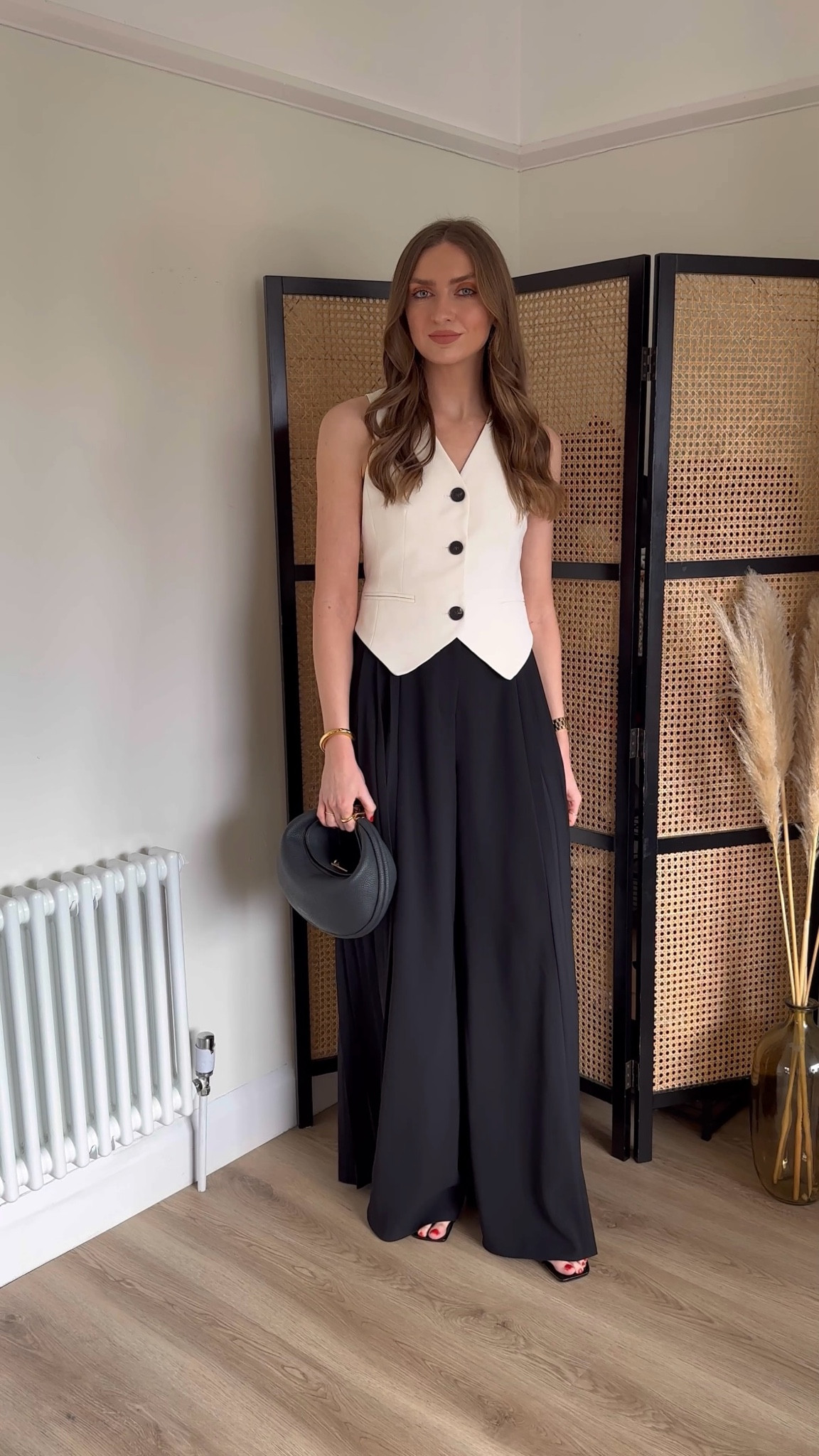 Non-dress options for The Races

Size 8 in the Karen Millen Tailored Crepe Waistcoat Wide Leg Pleated Panel Jumpsuit
I’m 5ft 6


Songmont Luna bag 

Monica Vinader x Kate Young gold bangle
EMILYBULL20 for 20% off


Black barely there heels


Races outfit, Occasion-wear, Suit styling, jumpsuit styling 

#LTKSeasonal