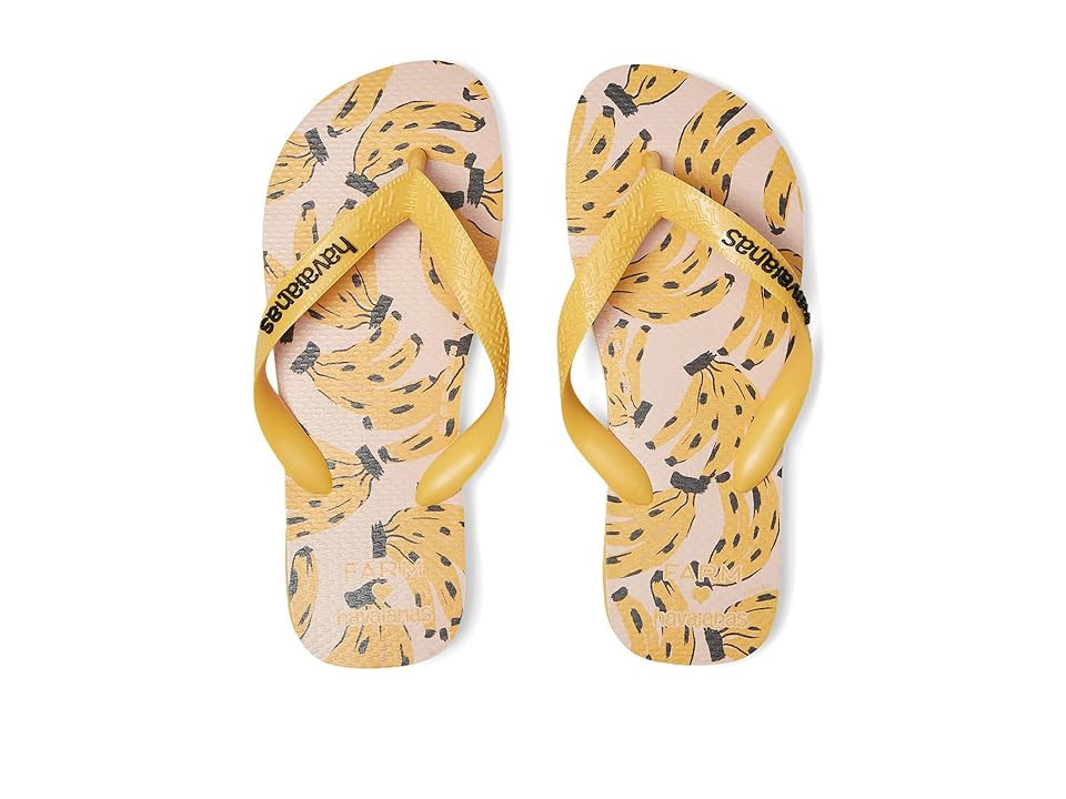 Havaianas Farm Cheetah Bananas Flip-Flops Women's Sandals Caja Yellow : EU 41-42 (US Women's 11-12) M, Synthetic | Zappos