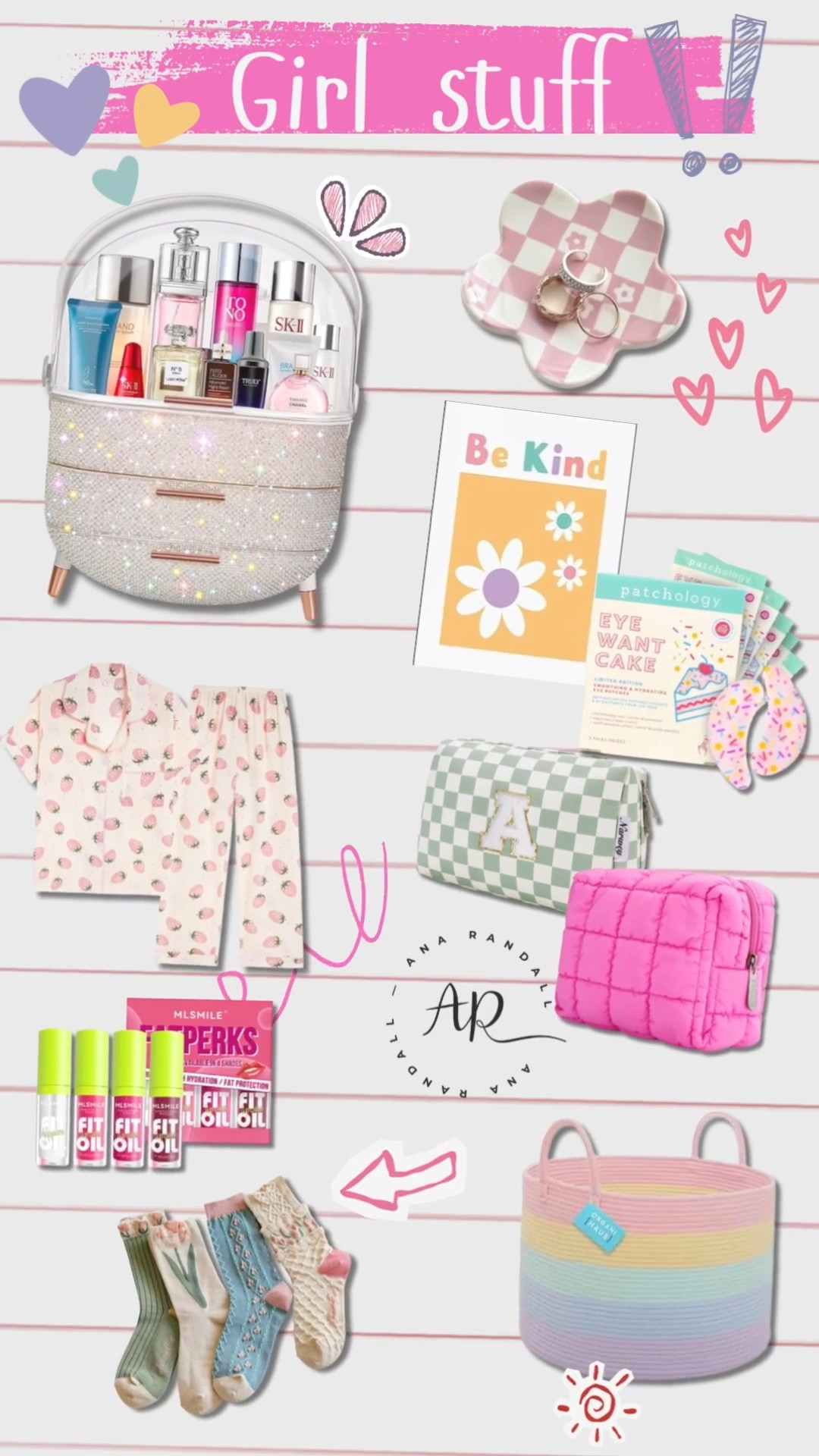 💖 Girl stuff you didn’t know you needed! 🌼
Think cozy pajamas, cute socks, skincare faves & a pop of color everywhere ✨

🧴 Beauty & mini skincare
💌 Feel-good prints & patches
🧦 Adorable socks
🧺 Rainbow storage
🩷 Quilted bags & comfy vibes

Everything linked on my LTK 💫
#LTKFinds #CuteEssentials #GirlyThings #CozyVibes #AestheticStyle #GirlStuff

#LTKStyleTip 

Follow my LTK @aninharandall on the @shop.LTK app to view this post and get my exclusive app-only 

#LTKGiftGuide #LTKSaleAlert #LTKCyberWeek