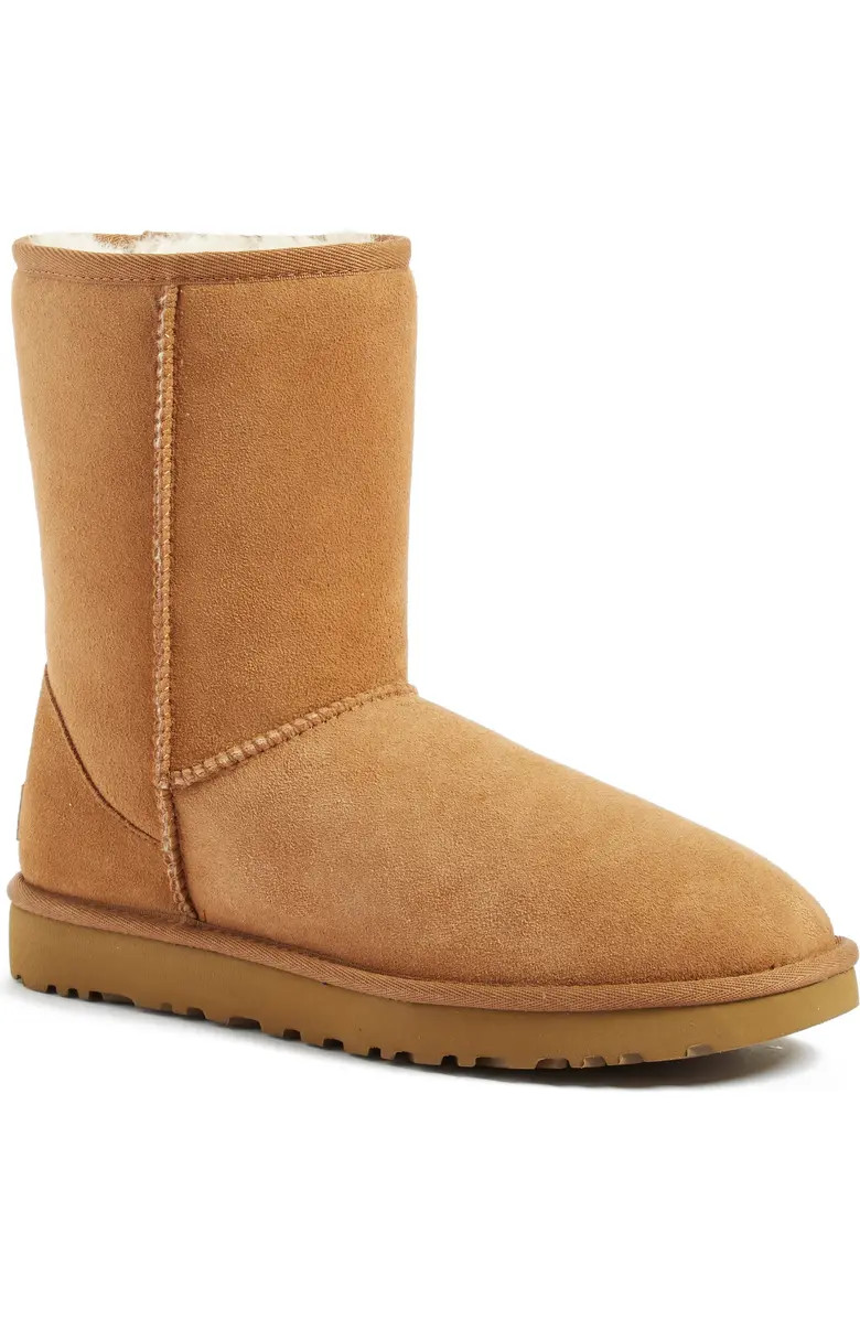 Classic II Genuine Shearling Lined Short Boot (Women) | Nordstrom