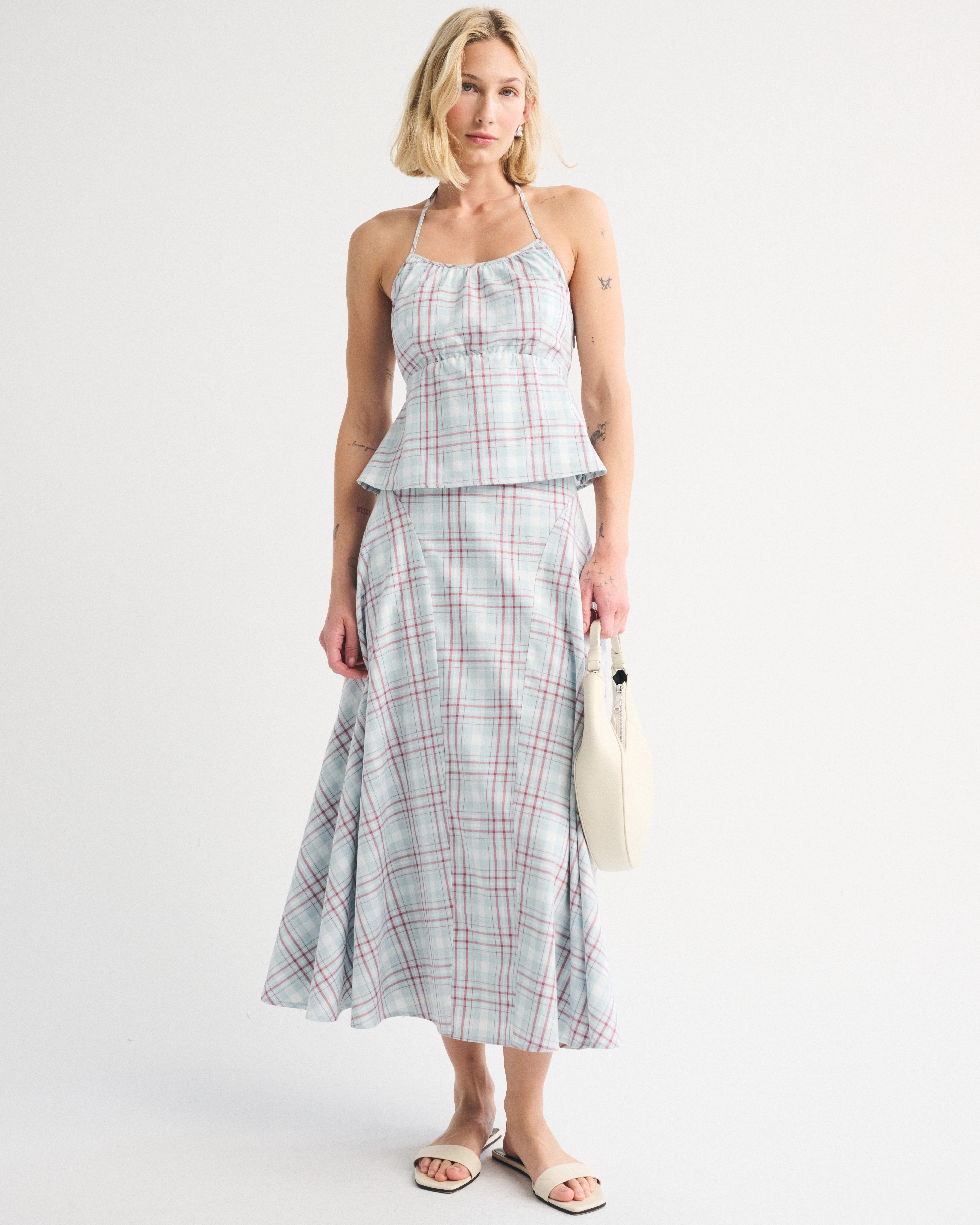 High Rise Flowy Maxi Skirt | Abercrombie & Fitch (US)