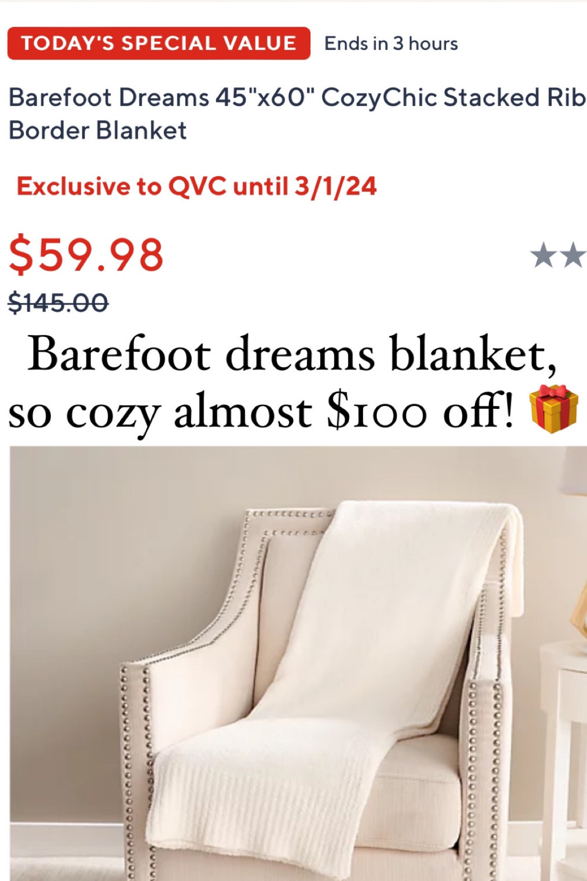 Barefoot dreams, blanket sale 

#LTKHoliday #LTKCyberWeek #LTKGiftGuide