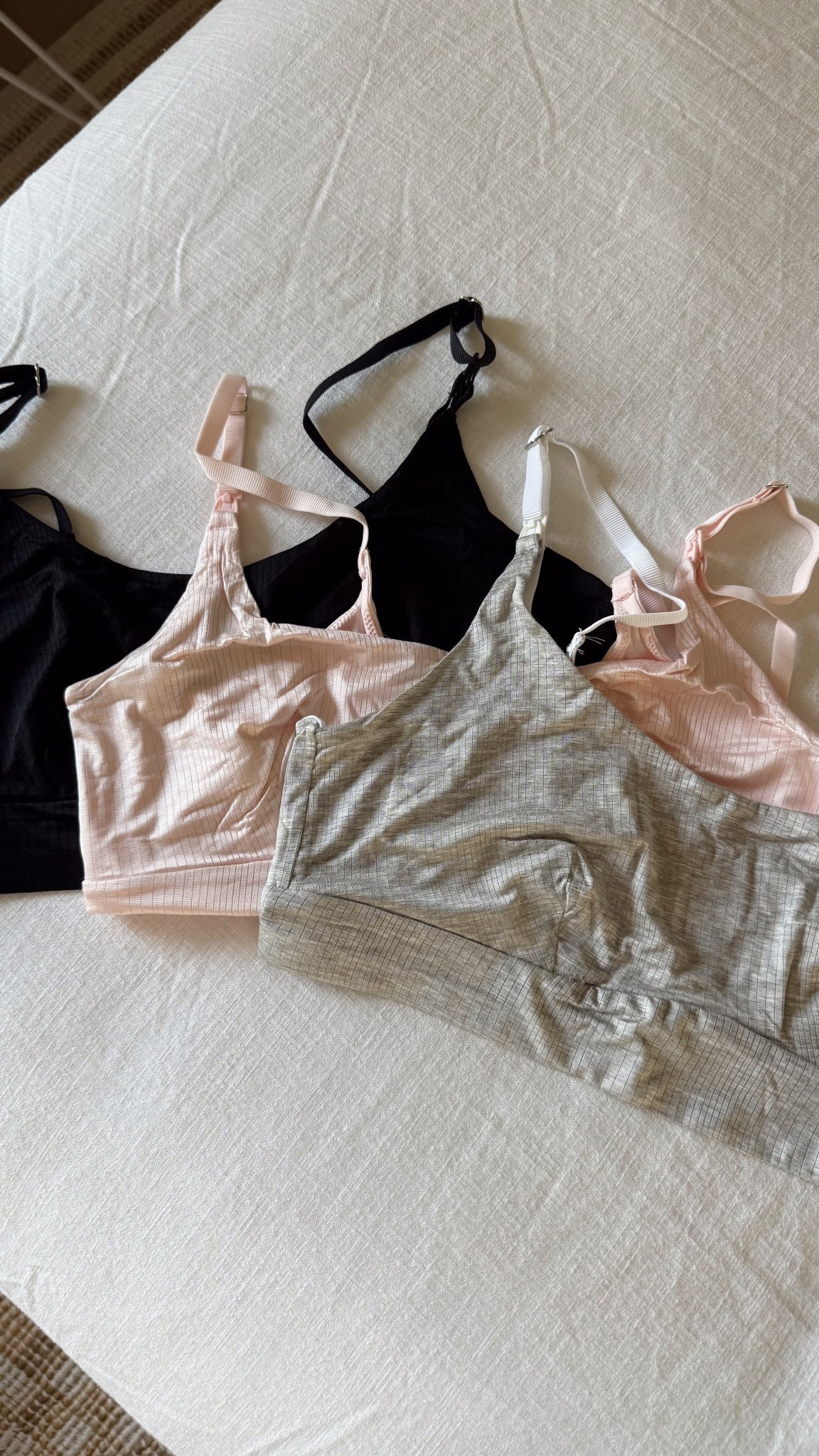 favorite bras during pregnancy and postpartum! have loved them since my second pregnancy and just got another set! clip down nursing bras and they are safe for all day and night wear! would be such a great gift for an expecting mom or new mom! 

#LTKBump