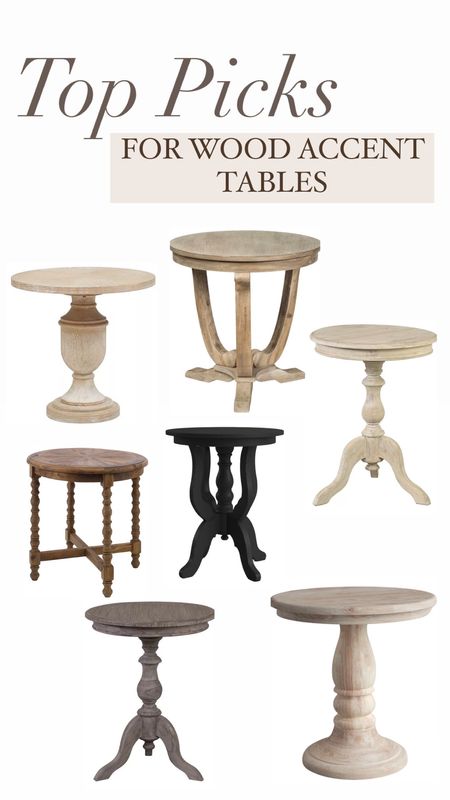 Top picks for my favorite wood accent tables on sale! 

#LTKhome #LTKstyletip #LTKsalealert