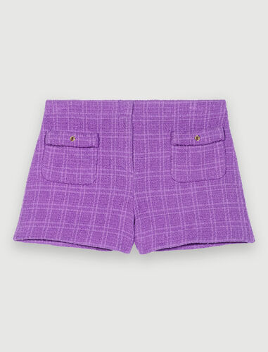 Tweed shorts | Maje US
