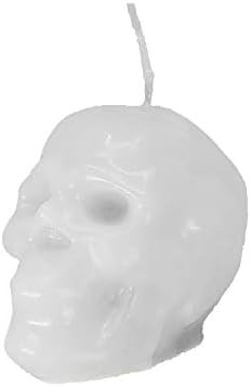 White Large Skull Figure Image Candle (Blessing, Protection, Healing, Spirituality, Cleansing, Spell | Amazon (US)