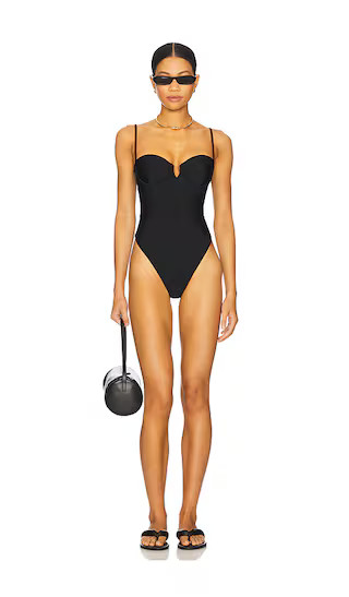 Siggy One Piece in Black | Revolve Clothing (Global)