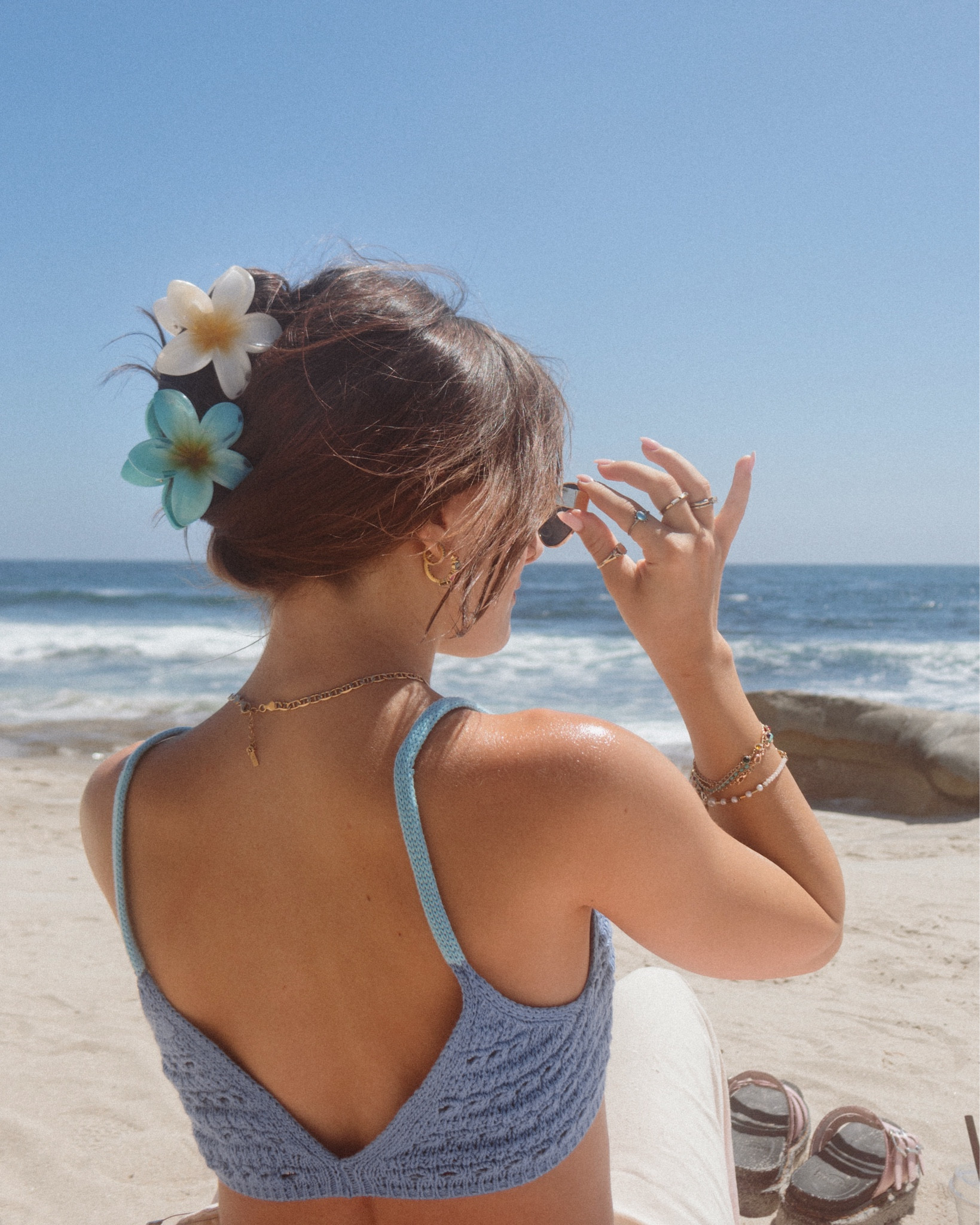 flower claw clips + sunnies + two piece crochet set 🌸

#LTKSaleAlert #LTKSwim #LTKTravel