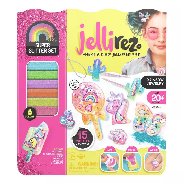 Jelli Rez Super Glitter Rainbow Pack | Target