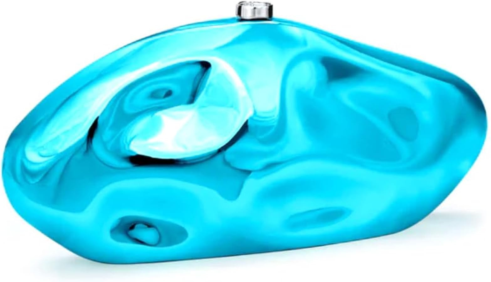 Acrylic Evening Clutch Purse for Women Metallic Lattice Pattern Bag Unique Geometric Handbag for ... | Amazon (US)