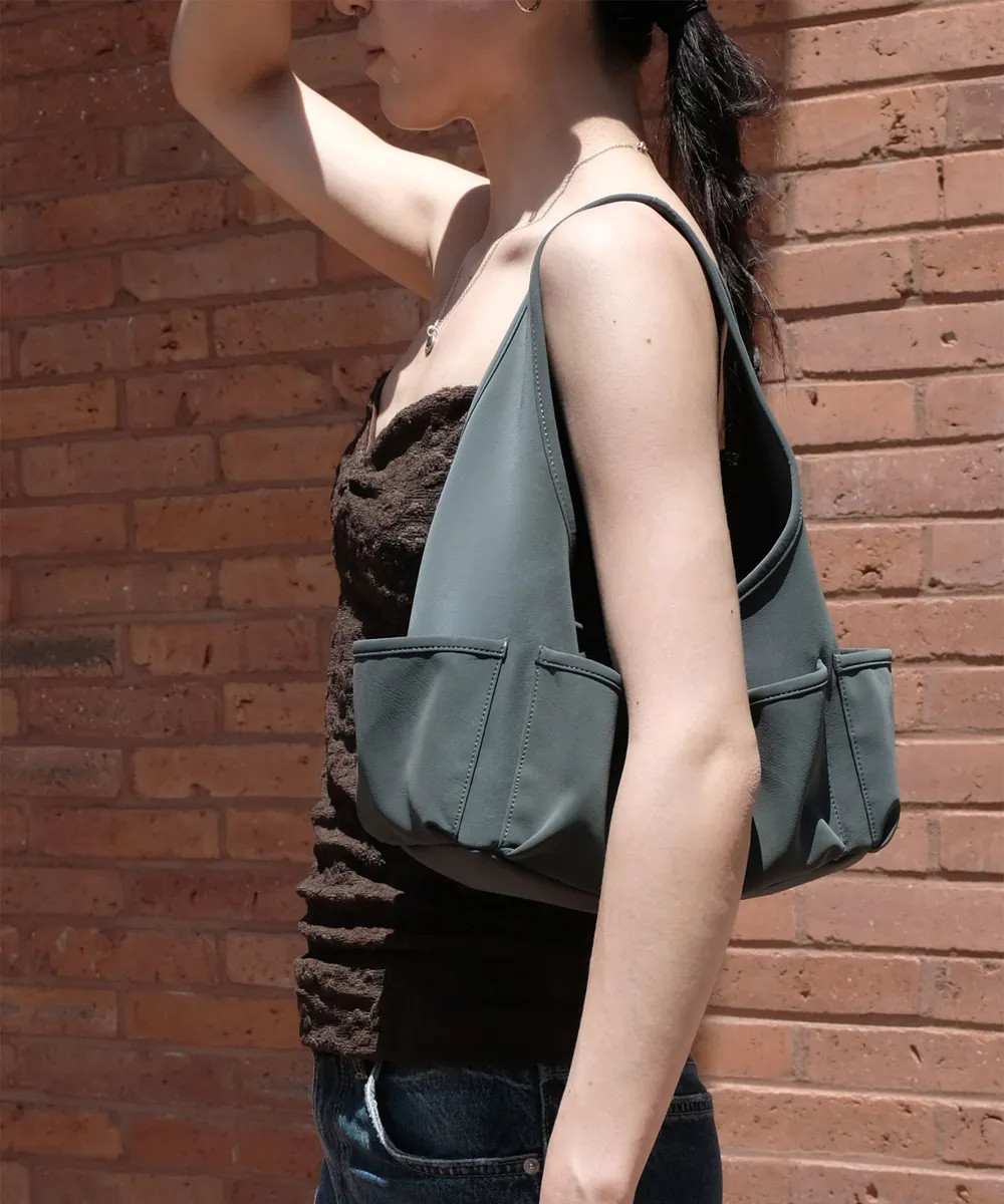 Poni Shoulder Bag_Greyish Blue | Musinsa Global
