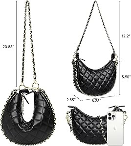 Rivet Shoulder Bag for Women Satchel Handbags Crocodile Effect Purse Crossbody Bags With Zipped P... | Amazon (US)