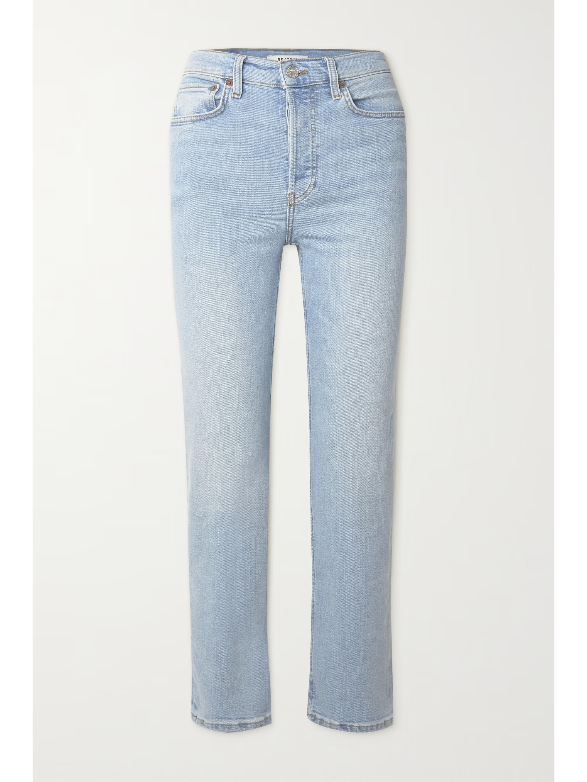 Stove Pipe high-rise straight-leg jeans | NET-A-PORTER (US)