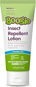 Boogie Insect Repellent Lotion for Mosquitoes, Ticks & Flies - 6 fl oz - DEET Alternative Mosquit... | Amazon (US)