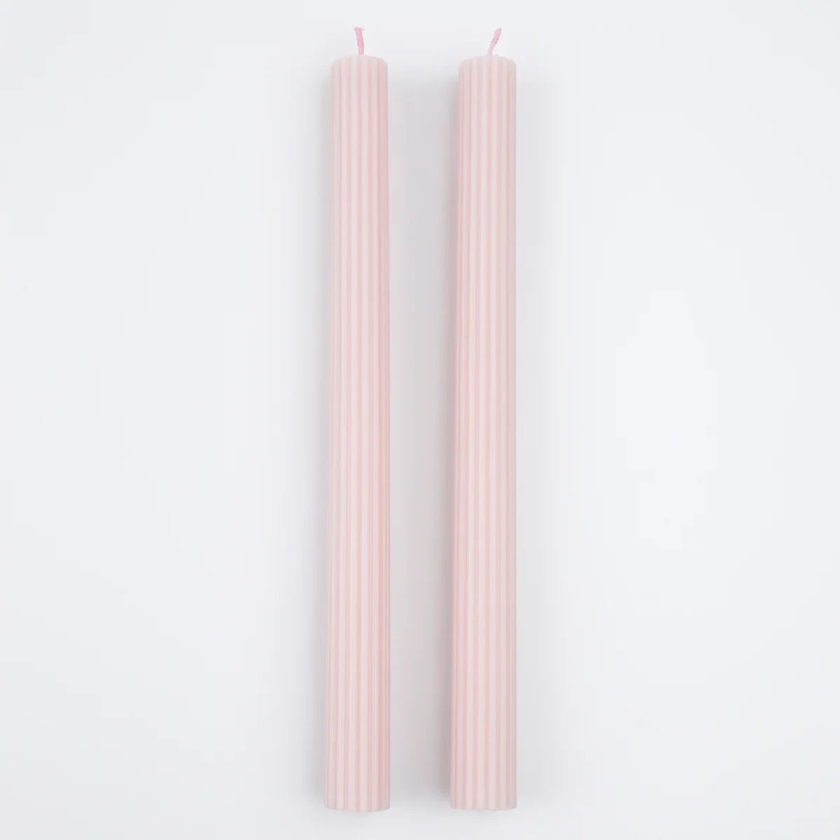 Cotton Candy Pink Table Candles (x 2) | Meri Meri