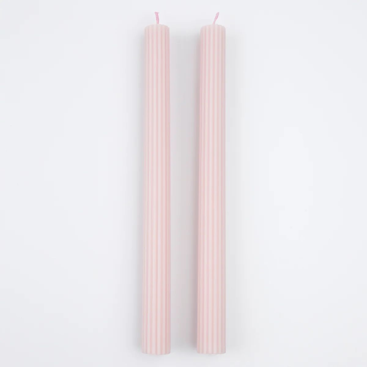 Cotton Candy Pink Table Candles (x 2) | Meri Meri
