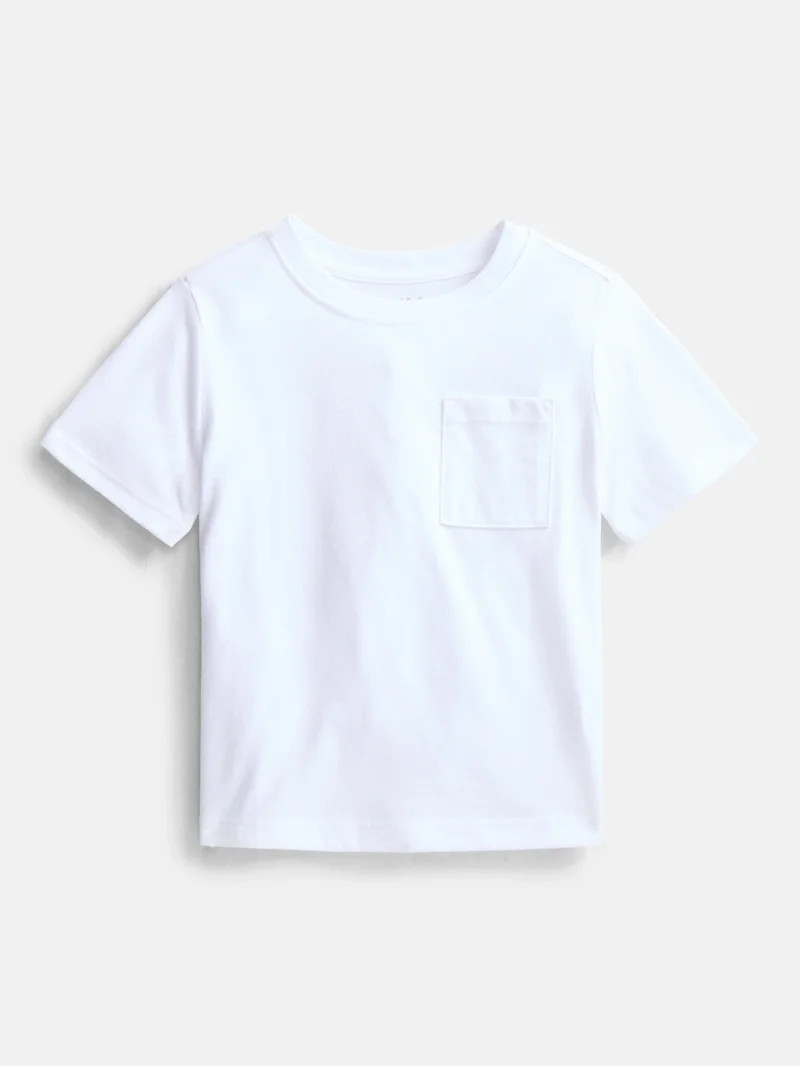 Wonder Nation Toddler Boys' Pocket Tee with Short Sleeves, Sizes 0M-5T | Walmart (US)