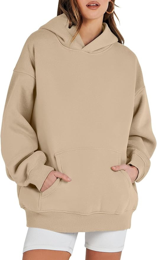 ANRABESS Womens Oversized Hoodies Fleece Sweatshirts Long Sleeve Hooded Pullover Fall Clothes wit... | Amazon (US)
