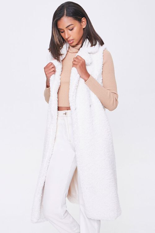 Faux Shearling Duster Vest | Forever 21 (US)