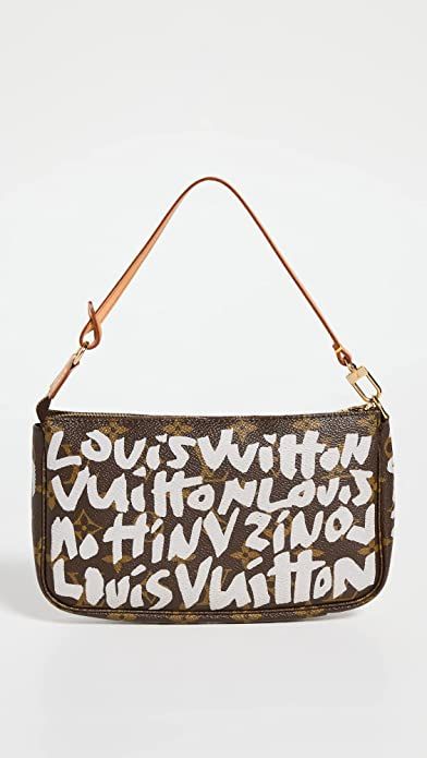 Louis Vuitton Women's Pre-Loved Grey Sprouse Pochette Access V2 Bag | Amazon (US)