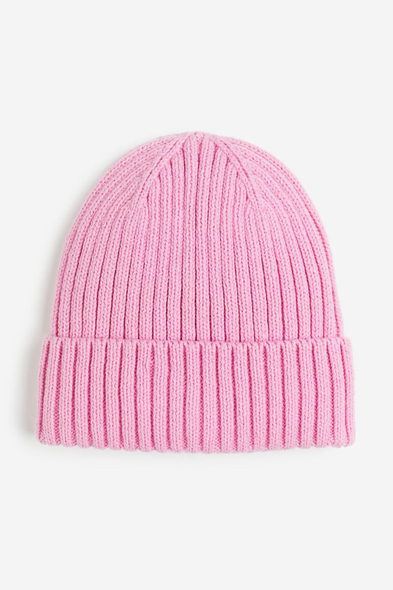 Rib-knit Hat - Pink - Kids | H&M US | H&M (US + CA)