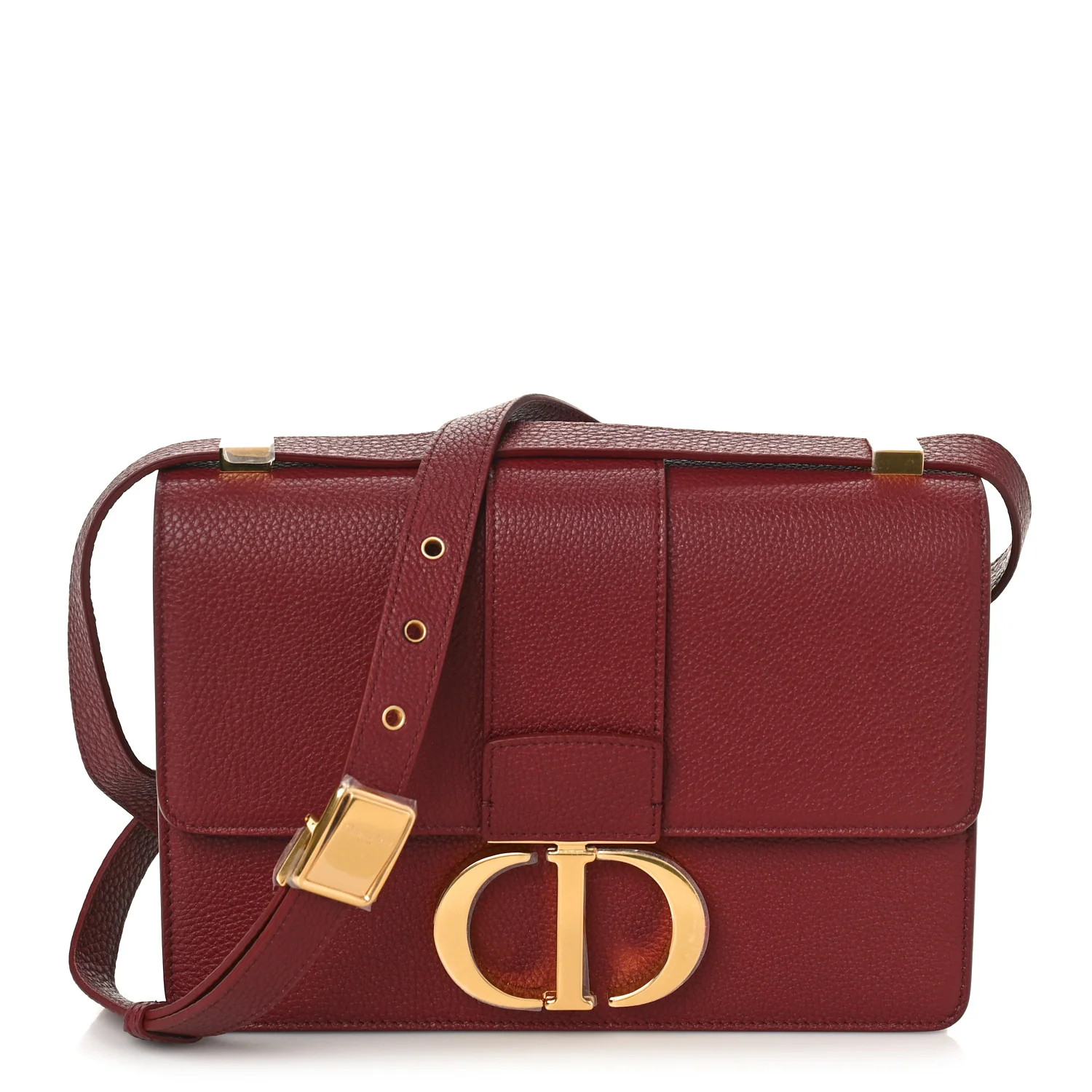 Grained Calfskin 30 Montaigne Flap Bag Red Brick | FASHIONPHILE (US)
