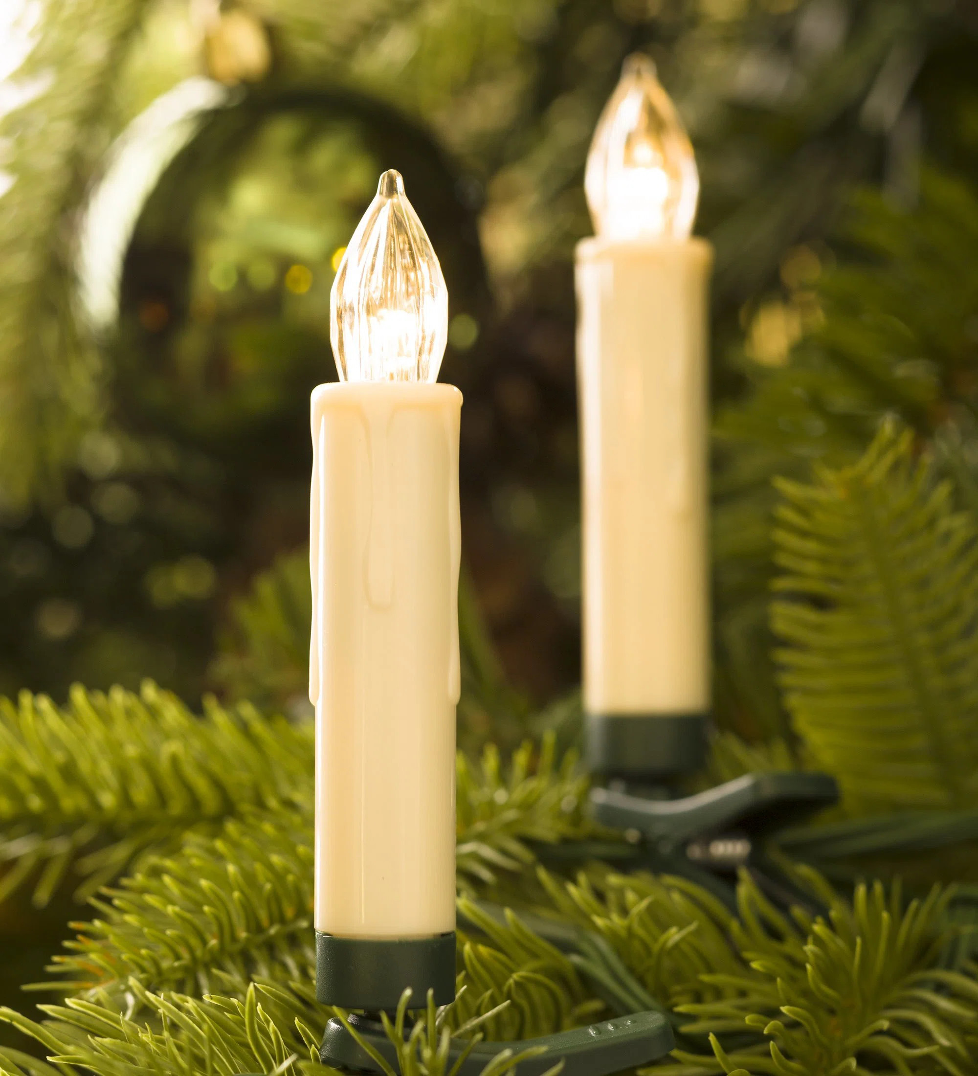 Plow & Hearth Clip-On Christmas Tree Candle Light & Reviews | Wayfair | Wayfair North America