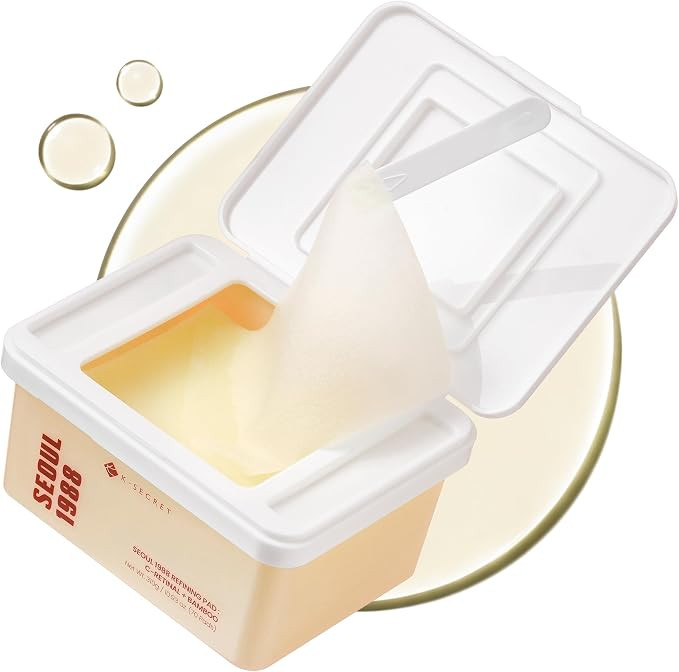 K-SECRET Seoul 1988 Retinal Refining Pad | Gentle Retinal Toner Pads with Ceramide & Panthenol | ... | Amazon (US)