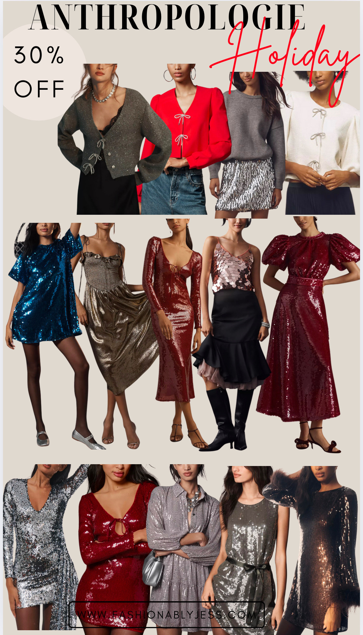 30% off these cute Holiday outfits from Anthropology! Great Cyber Monday deals! 

#LTKStyleTip #LTKOver40 #LTKSaleAlert