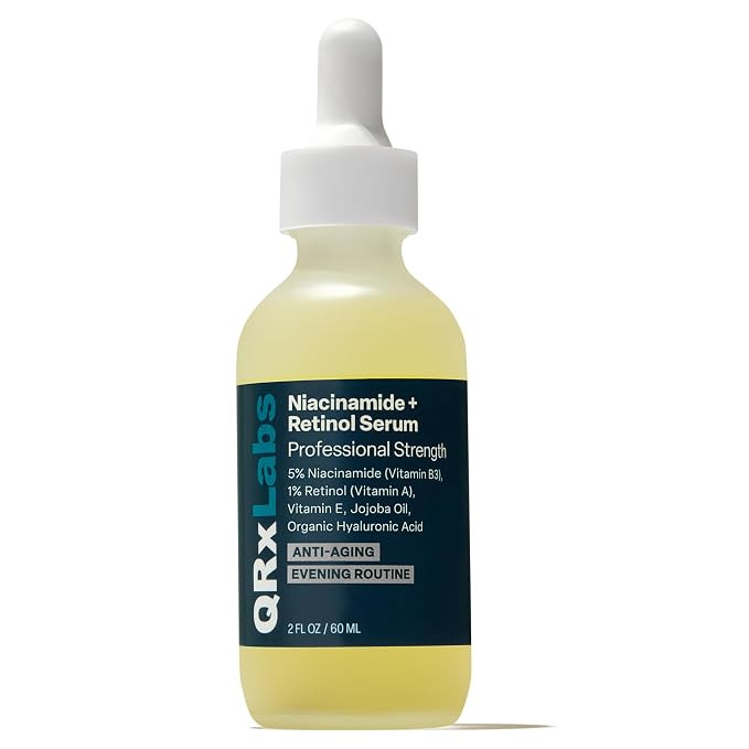 QRxLabs 5% Niacinamide Serum with 1% Retinol & Alpha Arbutin - Anti-Aging Retinol Serum for Face ... | Amazon (US)