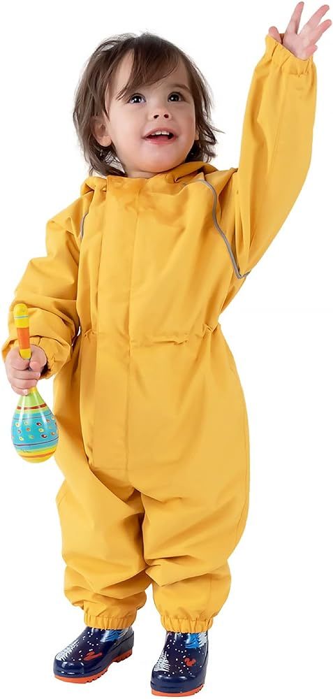JAN & JUL Puddle-Dry Waterproof Adjustable Rain Suit for Toddler and Kids | Amazon (US)