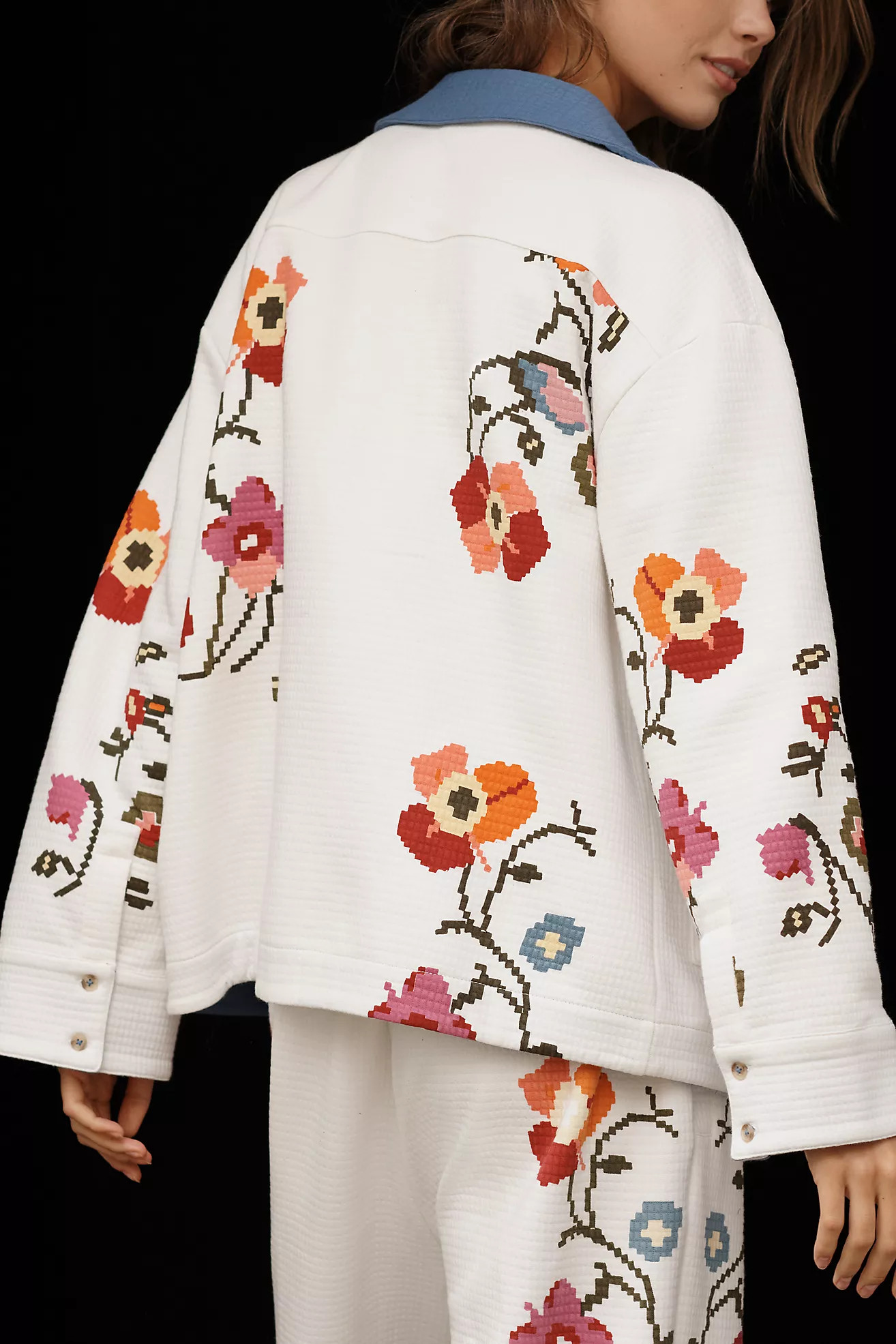 By Anthropologie Quilted Pajama Top | Anthropologie (US)