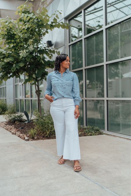 Such a perfect Spring look

Denim top, white jeans, brown sandals, summer outfit, vacation outfit, spring outfit 


#LTKfindsunder50 #LTKfindsunder100 #LTKstyletip